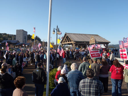 Tax Day Tea Party 2010 Coos Bay Oregon