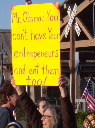 Tax Day Tea Party 2010 Coos Bay Oregon