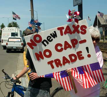 Coos Bay Tea Party July 4 2009