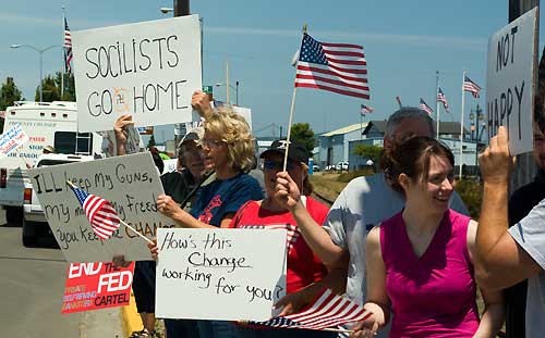 Coos Bay Tea Party July 4 2009