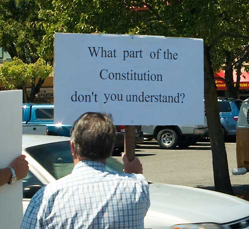 Coos Bay Tea Party July 4 2009