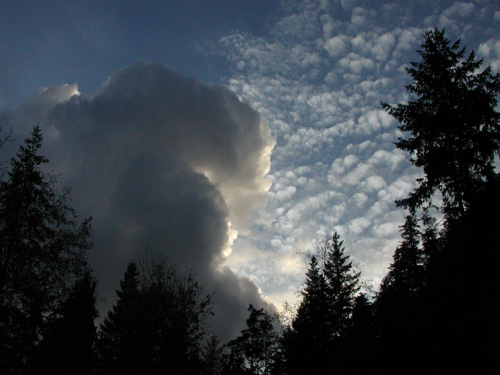 Clouds at twilight