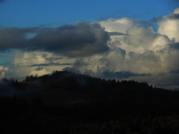 Hill with Clouds - click for larger image