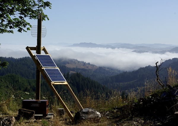 solar powered internet connection Rural Oregon - solar powered internet connection