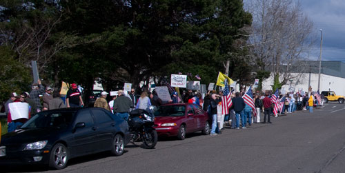 Tax Day Tea Party - Coos Bay, Oregon