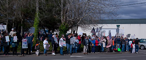 Tax Day Tea Party - Coos Bay, Oregon